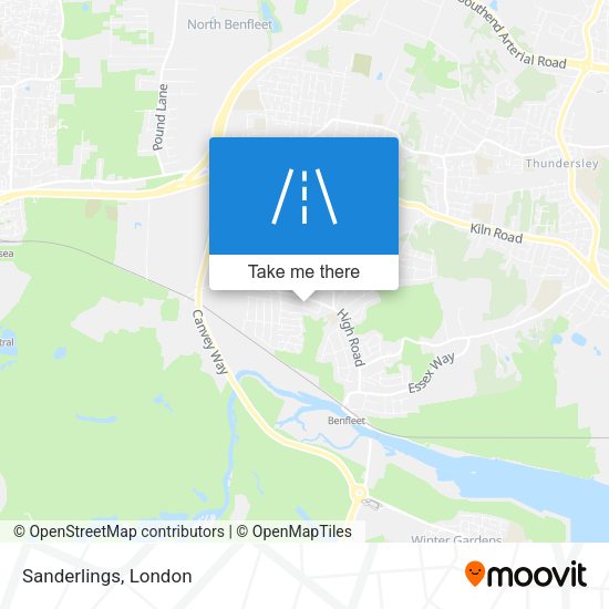 Sanderlings map