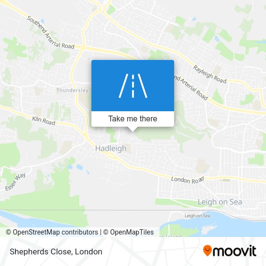 Shepherds Close map