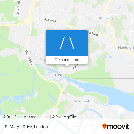 St Mary's Drive map