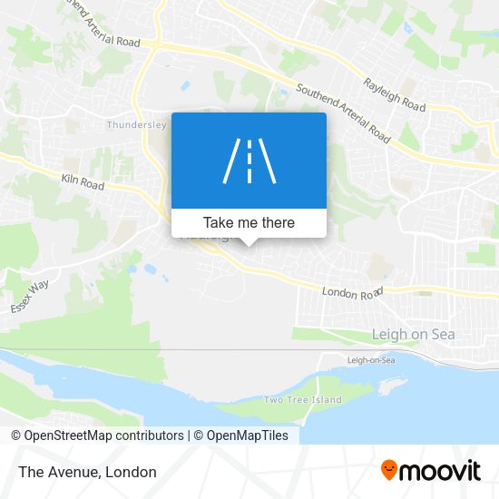 The Avenue map