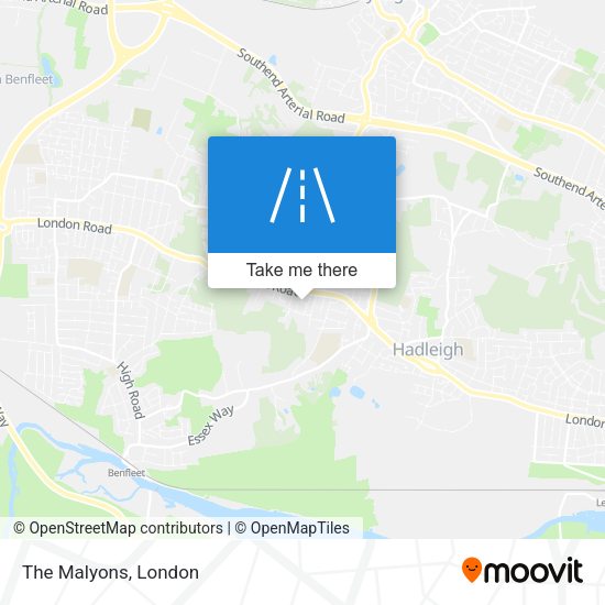 The Malyons map