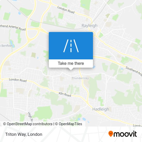 Triton Way map