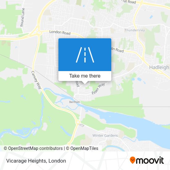 Vicarage Heights map