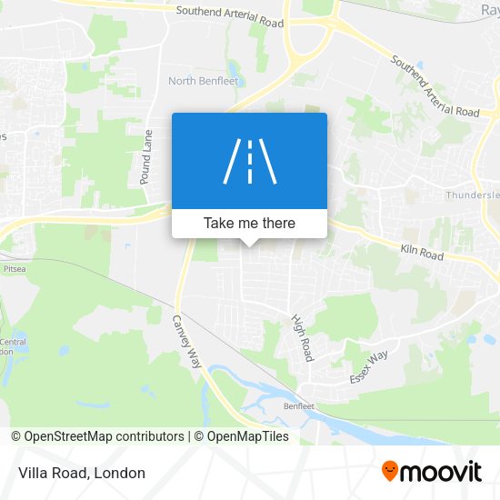 Villa Road map