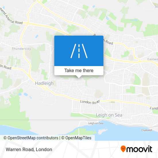 Warren Road map