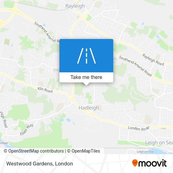 Westwood Gardens map