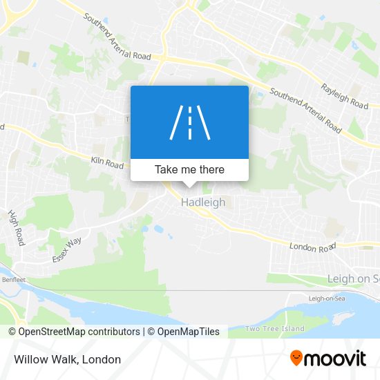 Willow Walk map
