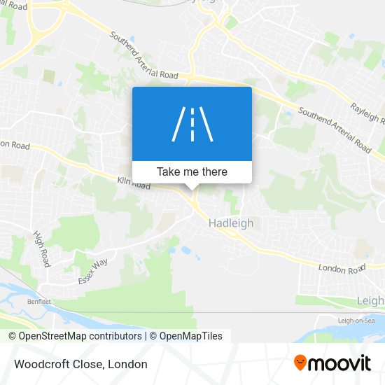 Woodcroft Close map