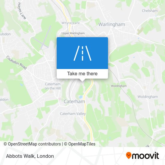 Abbots Walk map