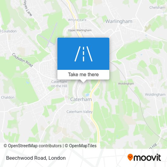 Beechwood Road map