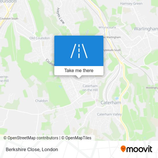 Berkshire Close map
