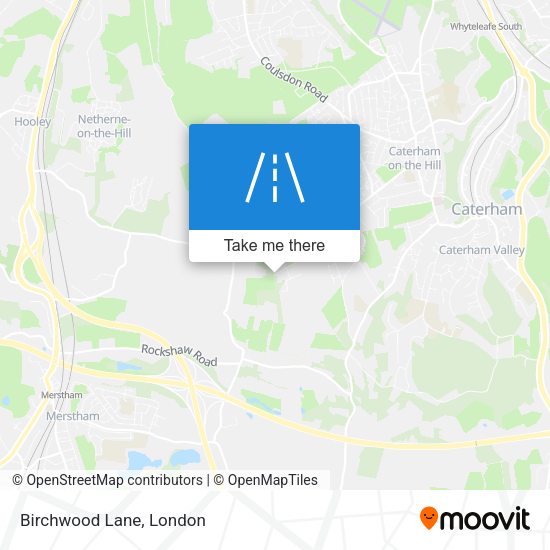Birchwood Lane map