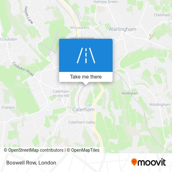 Boswell Row map