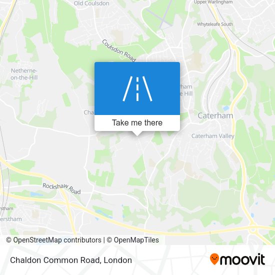 Chaldon Common Road map