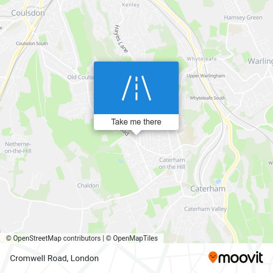 Cromwell Road map