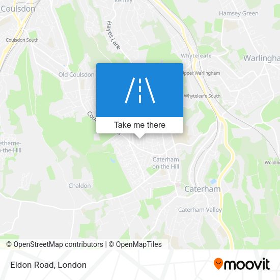 Eldon Road map