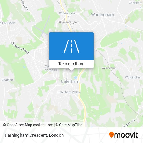 Farningham Crescent map