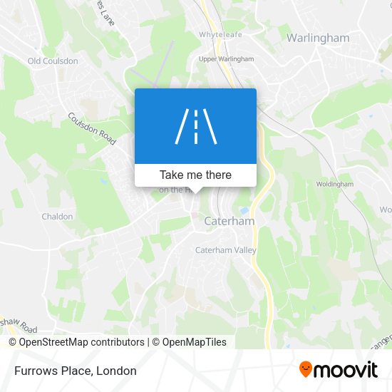 Furrows Place map