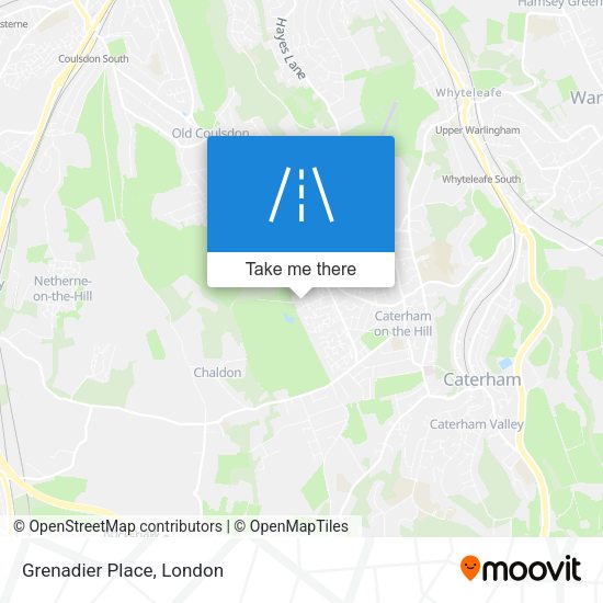 Grenadier Place map
