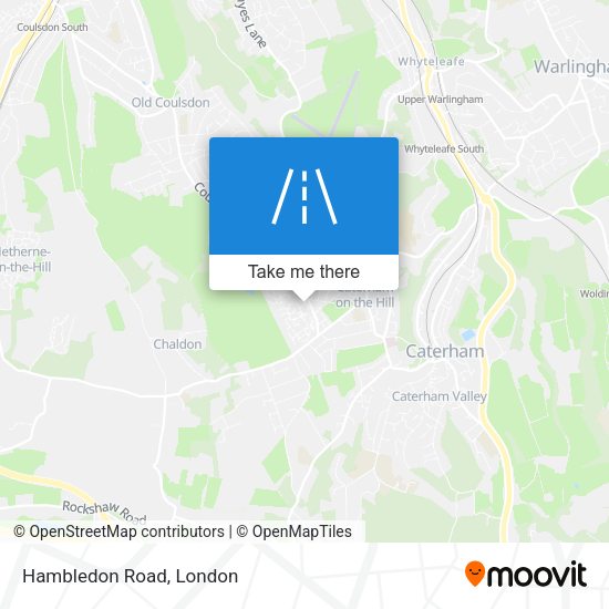 Hambledon Road map