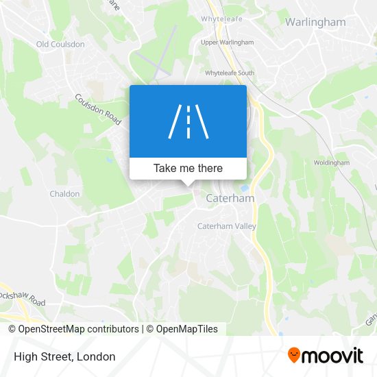 High Street map