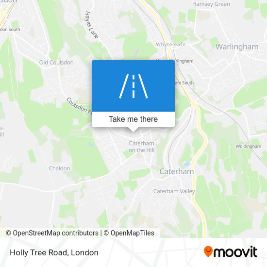 Holly Tree Road map
