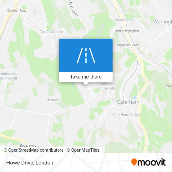 Howe Drive map