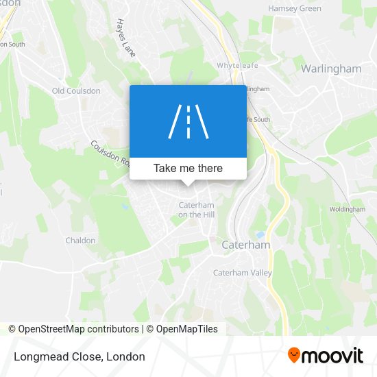 Longmead Close map
