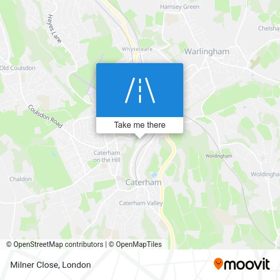 Milner Close map