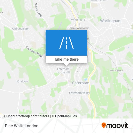 Pine Walk map