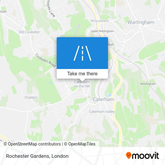 Rochester Gardens map