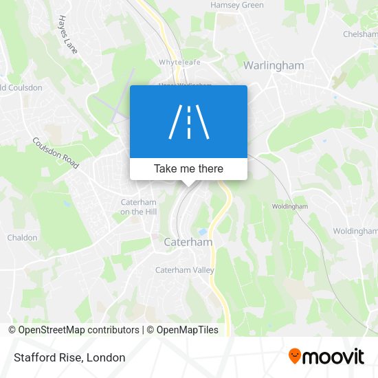 Stafford Rise map