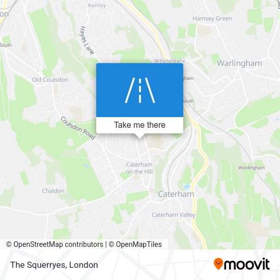 The Squerryes map