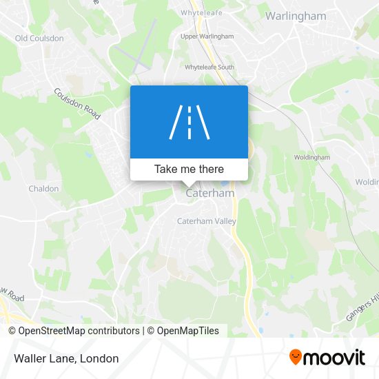 Waller Lane map
