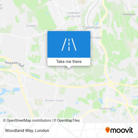 Woodland Way map