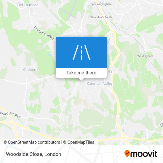 Woodside Close map