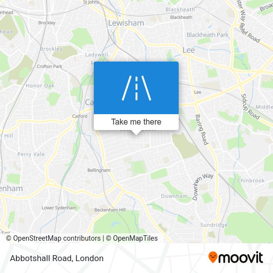 Abbotshall Road map