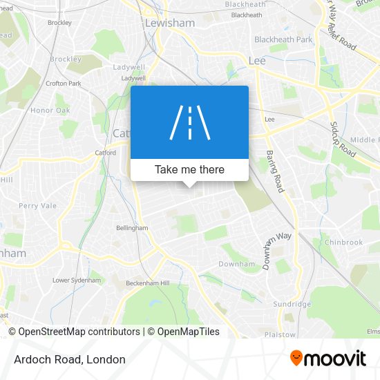 Ardoch Road map