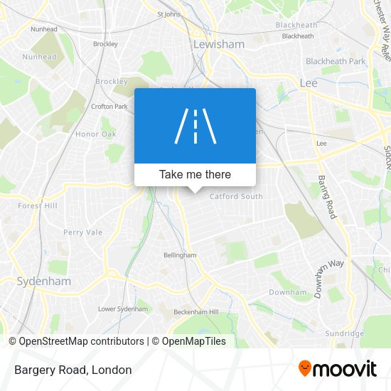 Bargery Road map