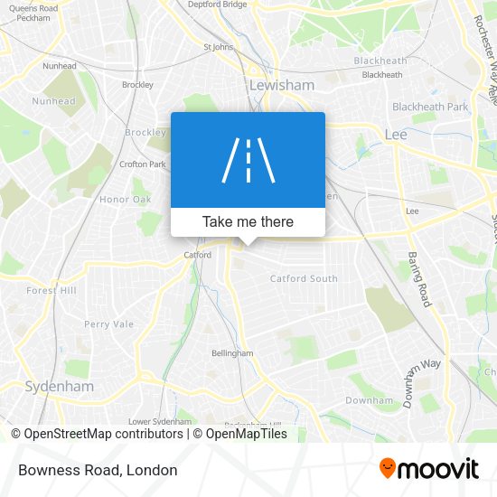 Bowness Road map