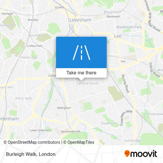 Burleigh Walk map