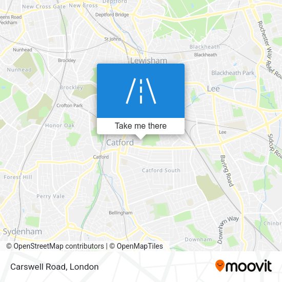 Carswell Road map