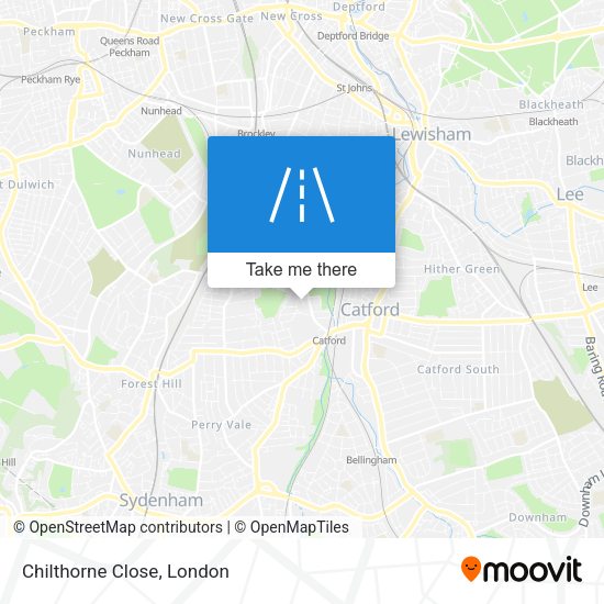 Chilthorne Close map