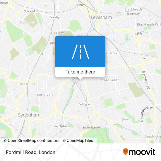 Fordmill Road map