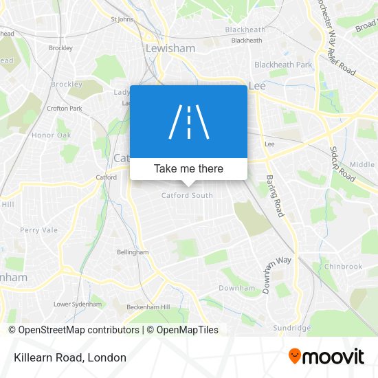 Killearn Road map