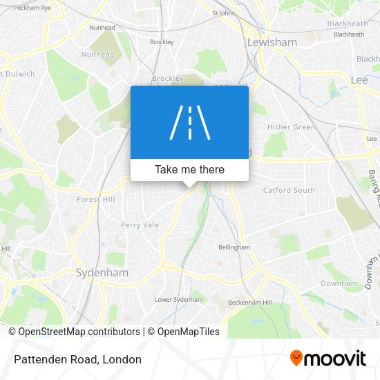 Pattenden Road map