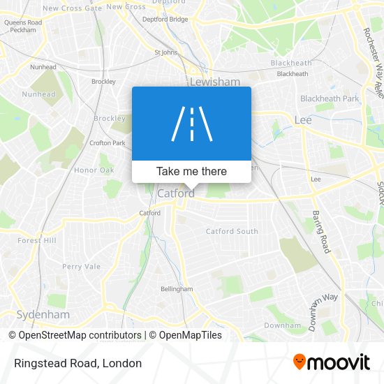 Ringstead Road map