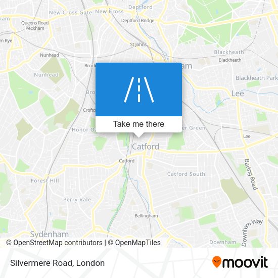 Silvermere Road map