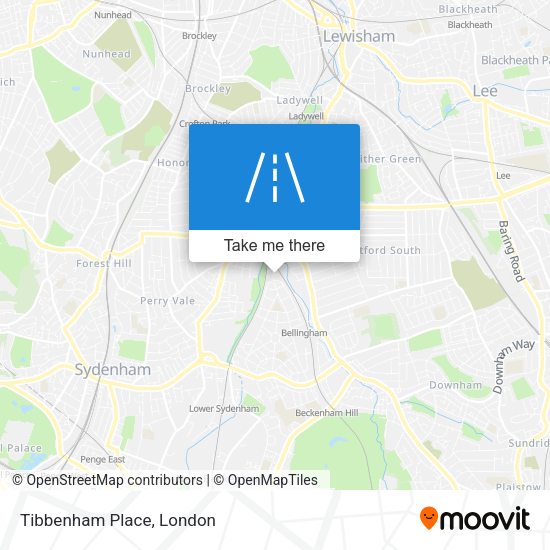 Tibbenham Place map