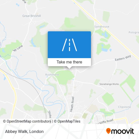 Abbey Walk map